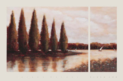 Island Forest Print Island Forest Print