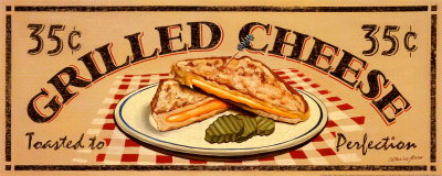 Grilled Cheese Print Grilled Cheese Print