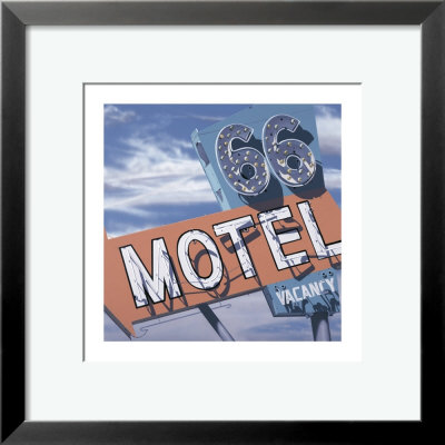 66 Motel Framed Print 66 Motel Framed Print