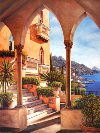 Palazzo on Amalfi Print at