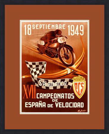 Salamanca Moto Framed Print Salamanca Moto Framed Print