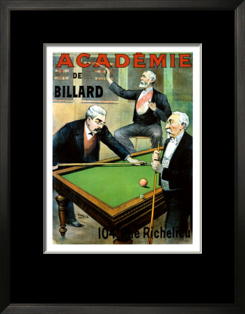 Academie de Billard Framed Print Academie de Billard Framed Print