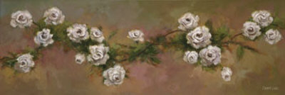 Garland of White Roses Print Garland of White Roses Print