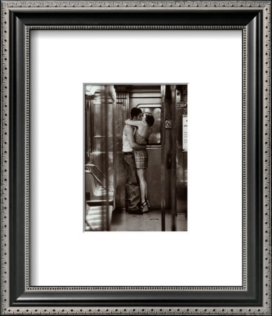Subway Kiss Framed Print Subway Kiss Framed Print