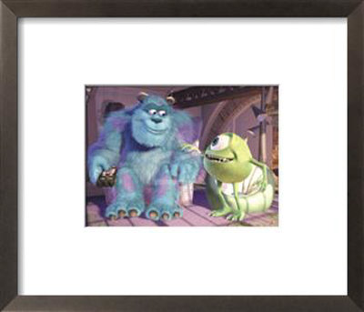 Mike & Sully Framed Print Mike & Sully Framed Print