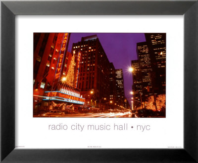 Radio City NYC Framed Print Radio City NYC Framed Print