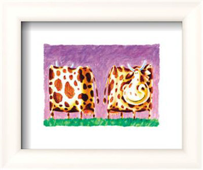 Funky Cow Framed Print Funky Cow Framed Print