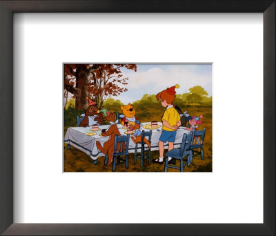 Pooh's Party Framed Print Pooh's Party Framed Print