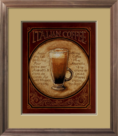 Italian Coffee Framed Print Italian Coffee Framed Print