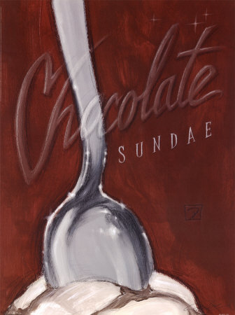 Chocolate Sundae Print Chocolate Sundae Print