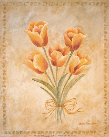 Textured Bouquet IV Print Textured Bouquet IV Print