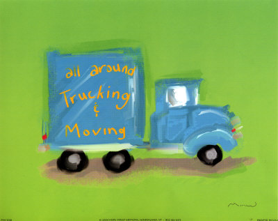 All Around Trucking Print All Around Trucking Print