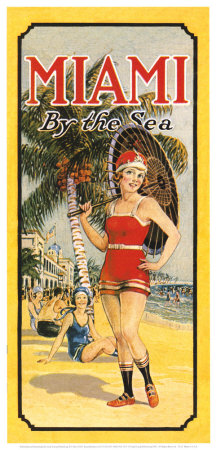 Miami, by the Sea Print Miami, by the Sea Print