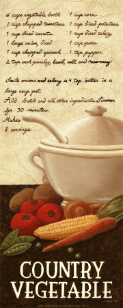 Country Vegetable Print Country Vegetable Print
