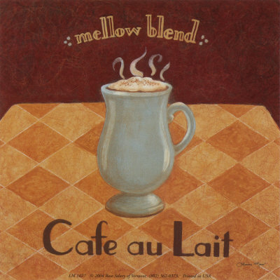 Cafe au Lait Print Cafe au Lait Print