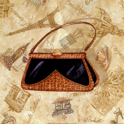 French Handbag Print French Handbag Print