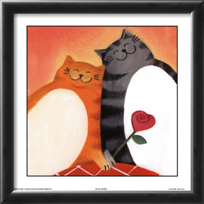 Fat Cats II Framed Print Fat Cats II Framed Print