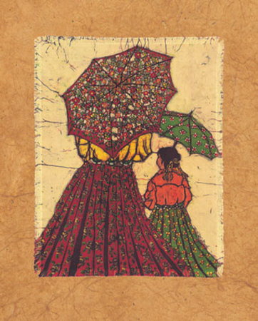 Red Parasol Print Red Parasol Print