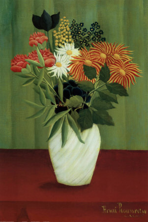 Green Flowers Print Green Flowers Print
