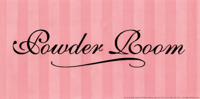 Powder Room Print Powder Room Print