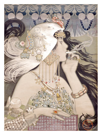 Job Papier and Cigarettes Giclee Print Job Papier and Cigarettes Giclee Print
