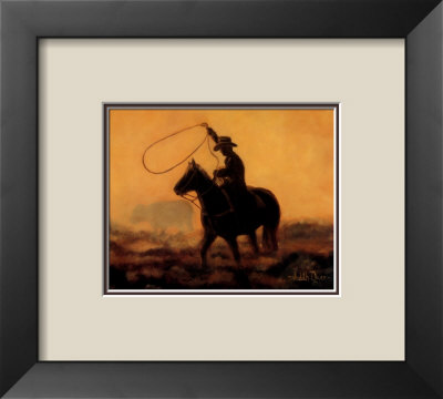 Ropin' Framed Print Ropin' Framed Print
