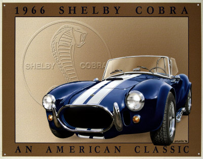 Shelby Cobra Tin Sign Shelby Cobra Tin Sign