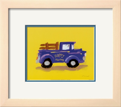 Happy Hauling Framed Print Happy Hauling Framed Print