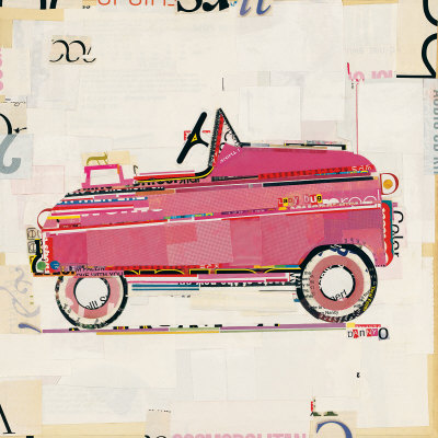 Pink Car Print Pink Car Print