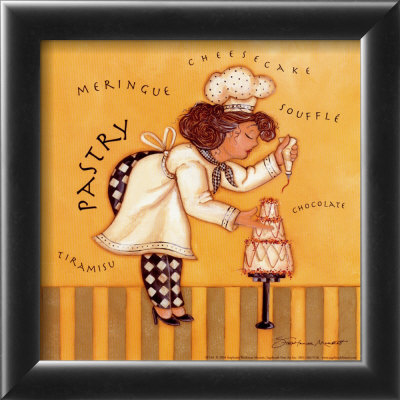 Pastry Chef Framed Print Pastry Chef Framed Print