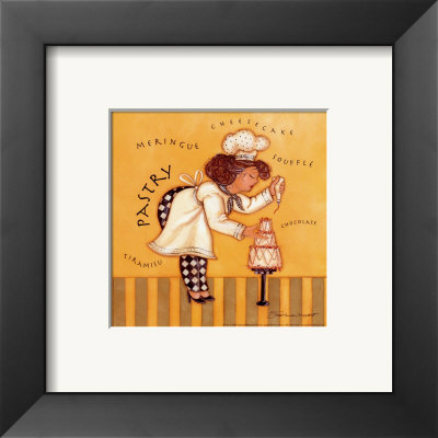 Pastry Chef Framed Print Pastry Chef Framed Print
