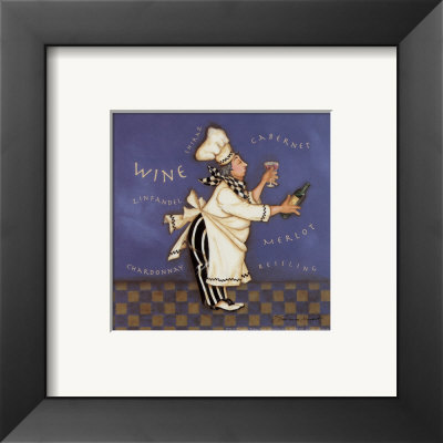Wine Chef Framed Print Wine Chef Framed Print