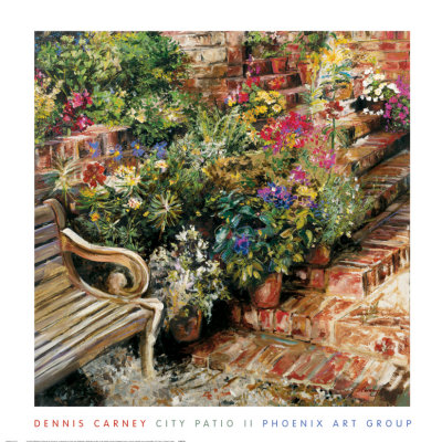 City Patio II Print City Patio II Print