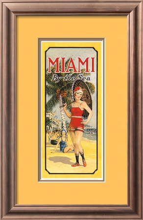 Miami, By the Sea Framed Print Miami, By the Sea Framed Print
