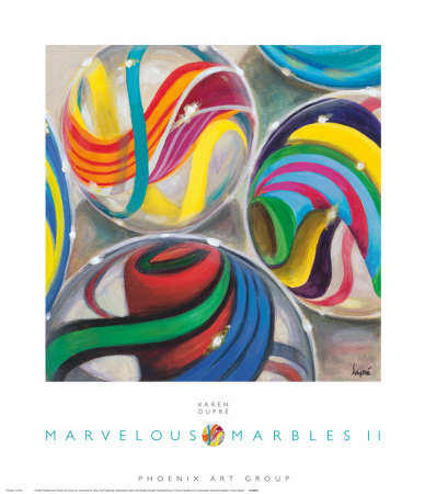 Marvelous Marbles II Print Marvelous Marbles II Print