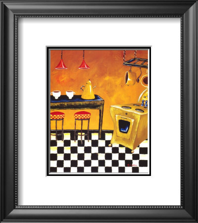Retro Kitchen III Framed Print Retro Kitchen III Framed Print