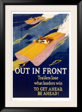 Out in Front Framed Poster Out in Front Framed Poster