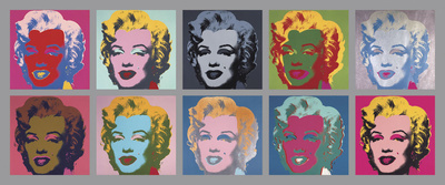 10 Marilyns, 1967 Print 10 Marilyns, 1967 Print