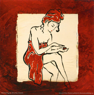 Red Fragrance III Print Red Fragrance III Print