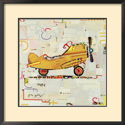 Yellow Airplane Framed Print Yellow Airplane Framed Print