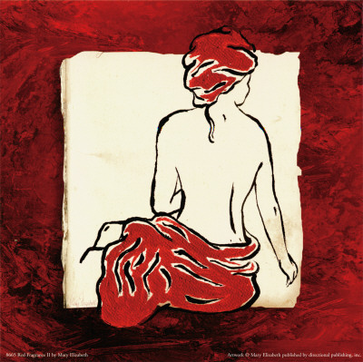 Red Fragrance II Print Red Fragrance II Print