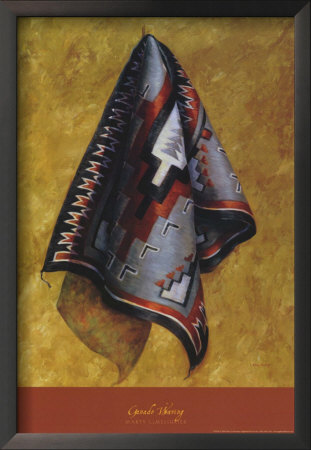 Ganado Weaving Framed Print Ganado Weaving Framed Print