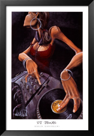 DJ Jewel Framed Print DJ Jewel Framed Print