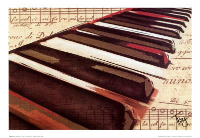 Ebony and Ivory Print Ebony and Ivory Print