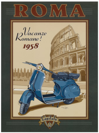 Roma Scooter Print Roma Scooter Print