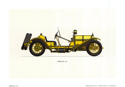 Mercer 1913 Print Mercer 1913 Print
