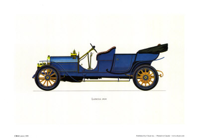 Lancia 1909 Print Lancia 1909 Print