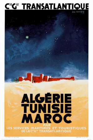 Algerie, Tunisie,Maroc Print Algerie, Tunisie,Maroc Print