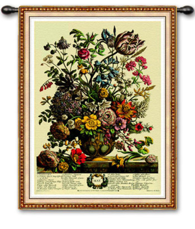 May Botanical Wall Tapestry May Botanical Wall Tapestry