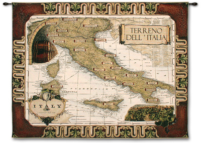 Italian Wine Country Wall Tapestry Italian Wine Country Wall Tapestry